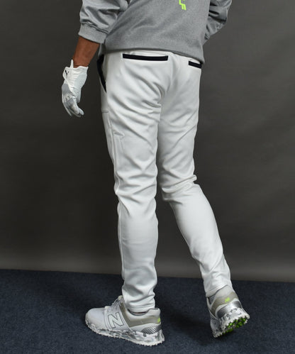 裏フリースボンディングポケットラインストレッチテーパードゴルフパンツ(CG-22026)