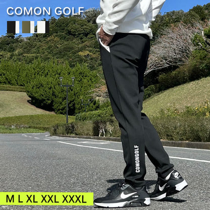 人気No1！新色カーキー入荷　ポンチ素材アンクル丈テーパードゴルフパンツ(CG-25010)