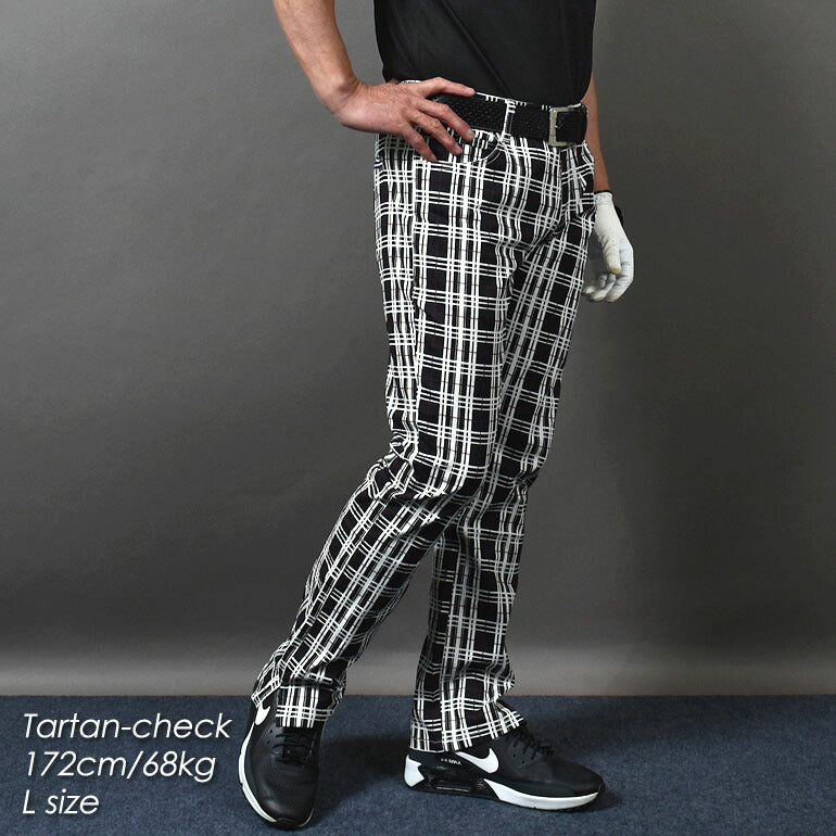 ヒップラインテープ付きストレッチゴルフパンツ(CG-31041)