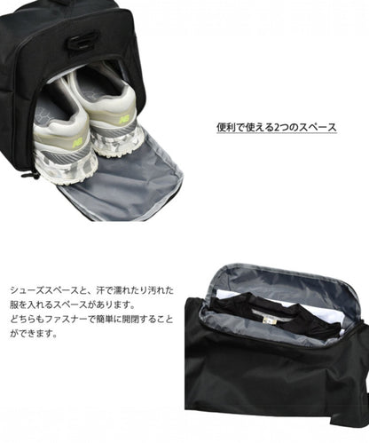 シューズ収納&汚れものスペース付き2WAYゴルフボストンバッグ(CG-AB50908)