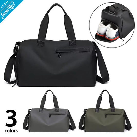 防水加工シューズ収納付き2WAYボストンバッグ(CG-AB51201)