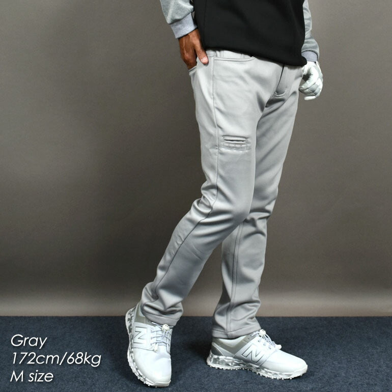 超暖かい裏フリースボンディングストレッチゴルフパンツ(CG-NF1901)