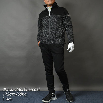 3層構造で寒風をシャットアウト裏フリース防風ゴルフセットアップ(CG-SET024)