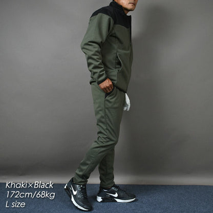 3層構造で寒風をシャットアウト裏フリース防風ゴルフセットアップ(CG-SET024)