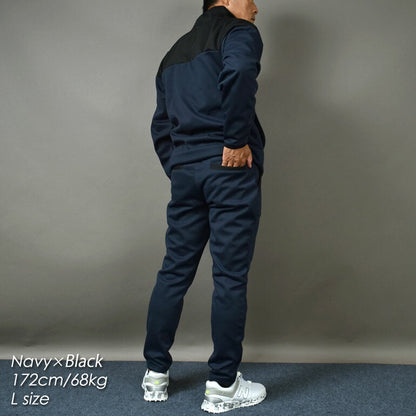 3層構造で寒風をシャットアウト裏フリース防風ゴルフセットアップ(CG-SET024)