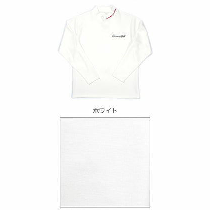 やわらかポンチ素材長袖モックネックゴルフシャツ(CG-ST4011)