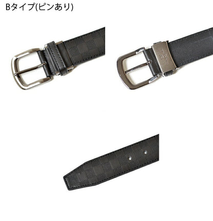 お得なアウトレット！ 合成皮革 PUレザー  シャドウチェックサイズ調整可能 ゴルフベルト(if-bt1723h)