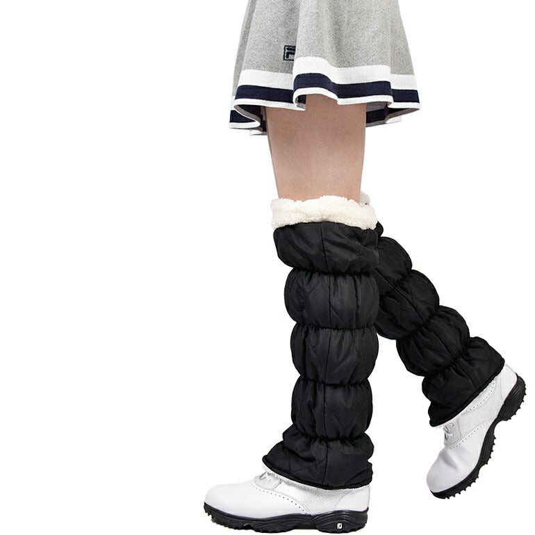 足首を優しく暖めてくれるモコモコフリースレッグウォーマー(IF-GF0229)